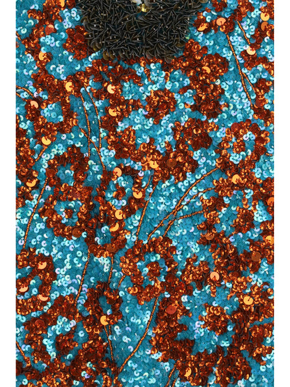 DRIES VAN NOTEN 38 sequined top