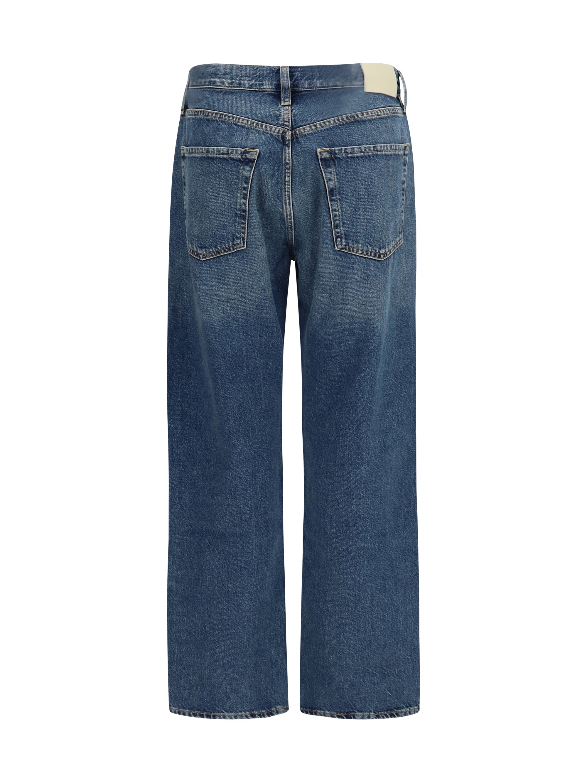 straight-leg jeans