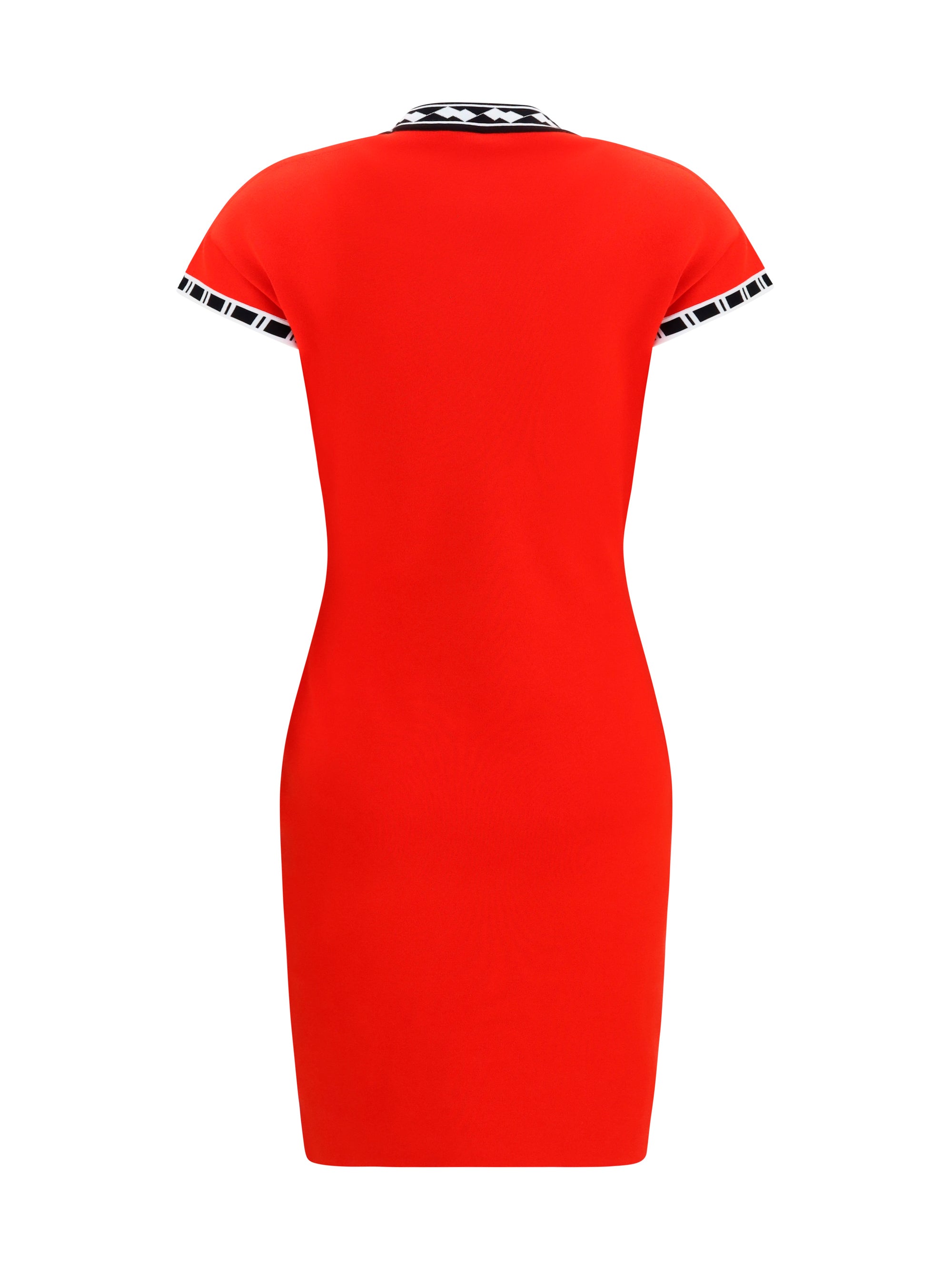 cotton knit mini dress