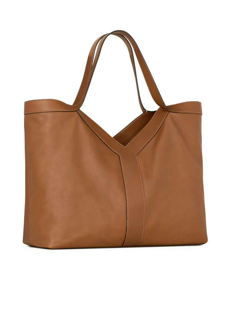 Y Large Leather Tote
