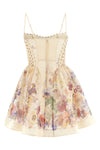 alchemy minidress in silk and linen