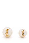 asymetrique perle earrings