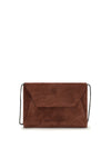 bc duo suede clutch bag