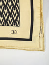 printed silk scarf