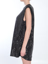 sequined mini dress