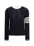 THOM BROWNE 38 pointelle sweater