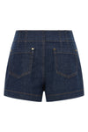 aster cotton denim shorts