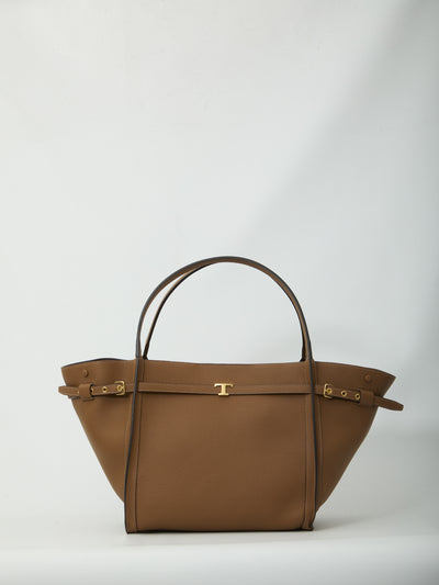medium t signature shopping bag