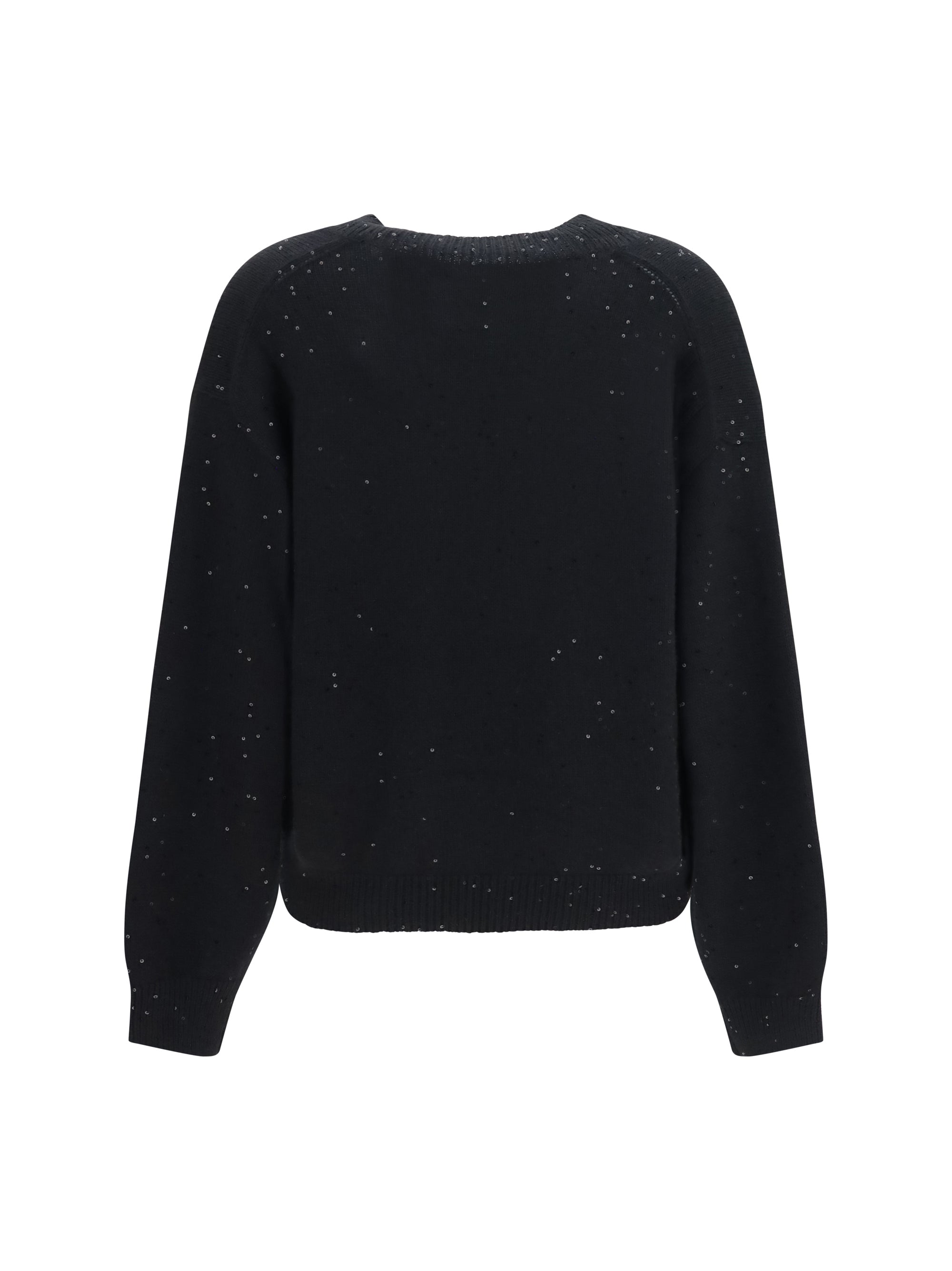 diamante cashmere and silk sweater