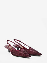 GUCCI 36 pumps with gg crystals