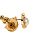 ferragamo earrings define the aesthetics of the brand through a compact and icon