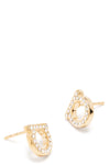 ferragamo gancini crystals lobe earrings embody craftsmanship excellence throu