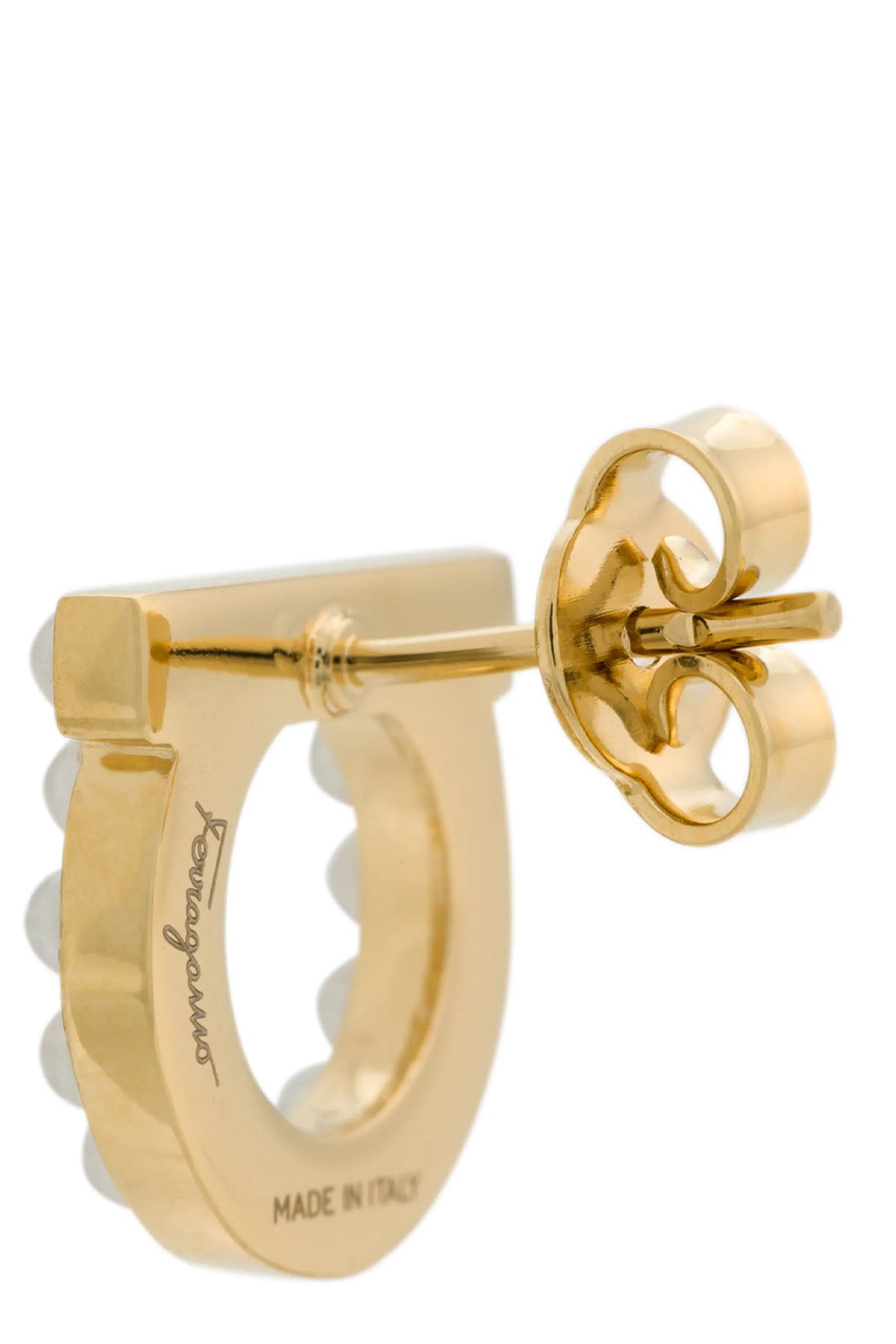 gancini metal earrings
