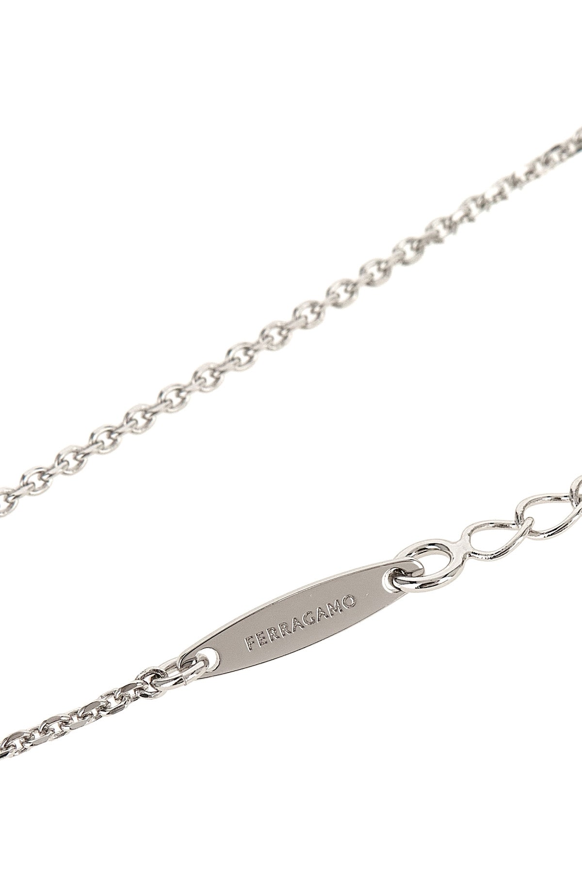 the ferragamo gancini (s) necklace embodies craftsmanship excellence through a