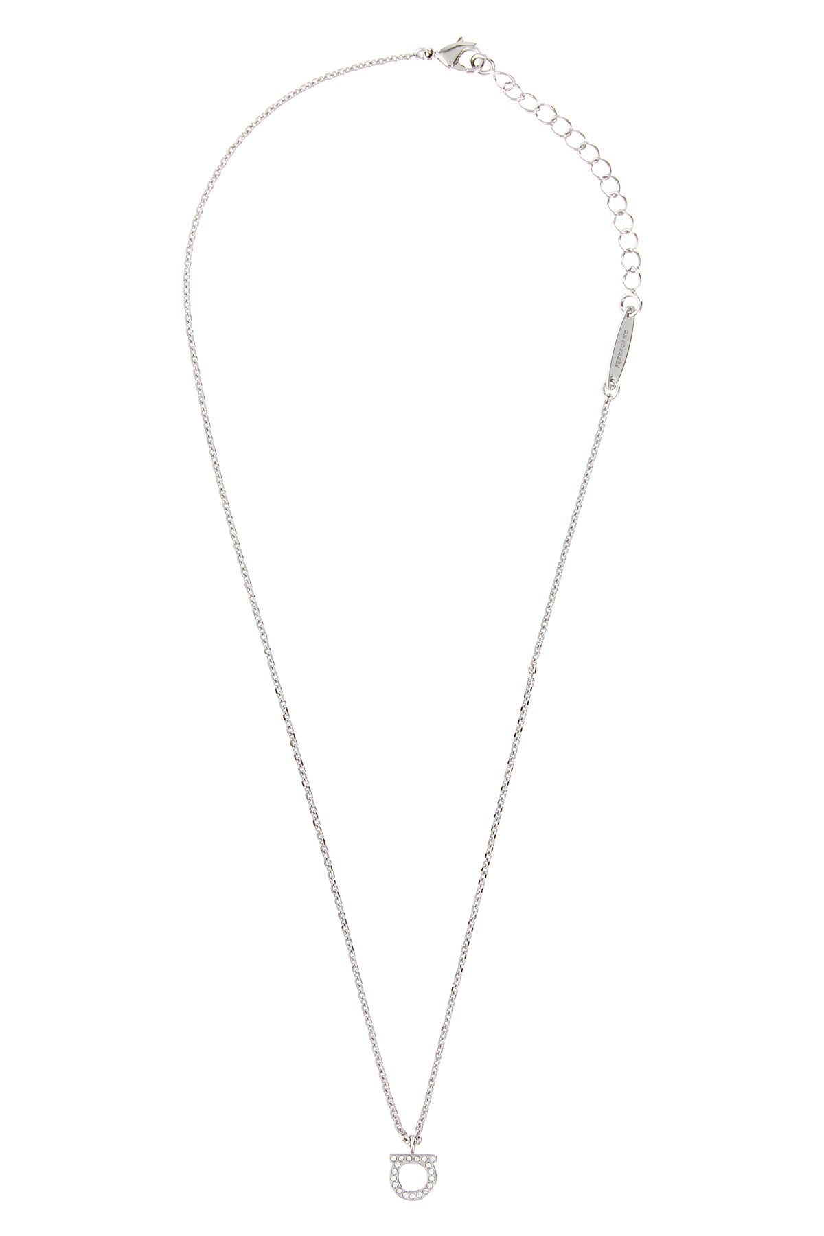 the ferragamo gancini (s) necklace embodies craftsmanship excellence through a