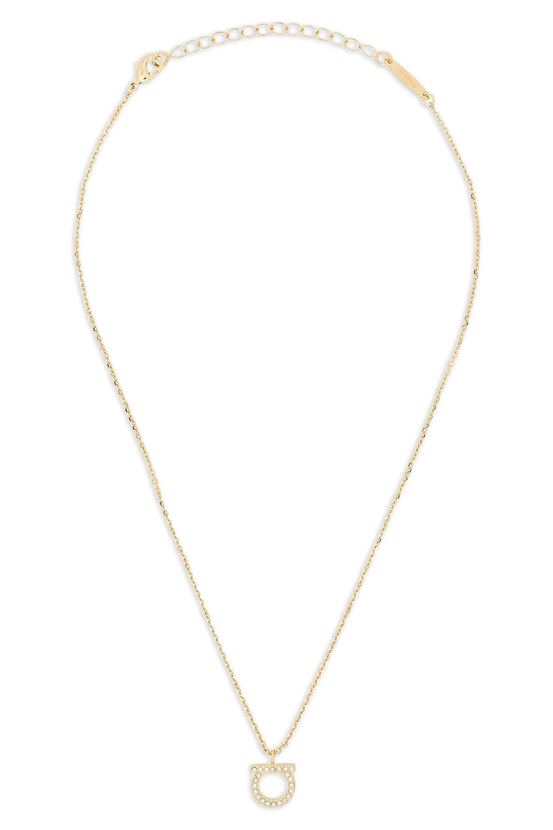 FERRAGAMO OS the ferragamo gancini necklace represents an icon of refinement through its es