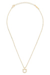 the ferragamo gancini necklace represents an icon of refinement through its es