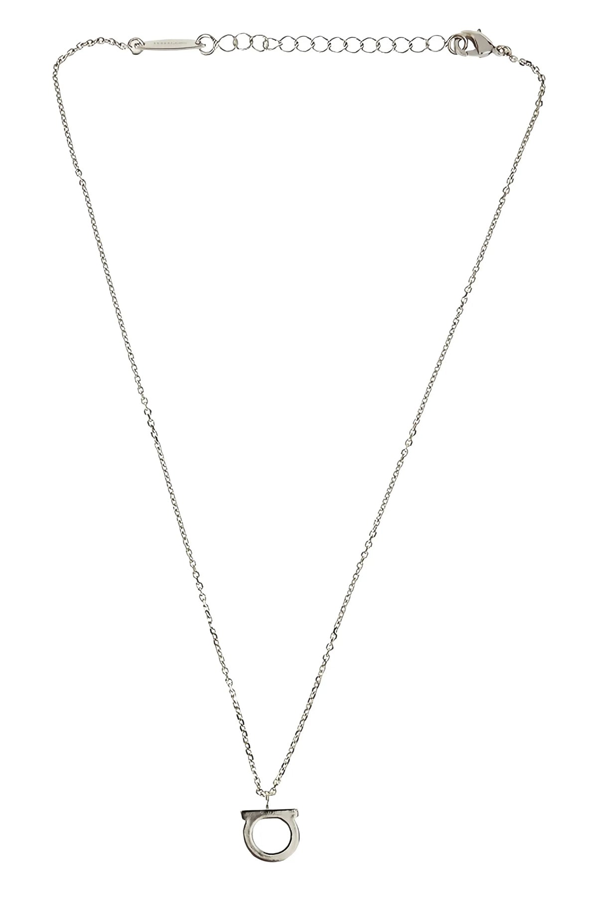the ferragamo gancini strass necklace defines the aesthetics of the brand thro