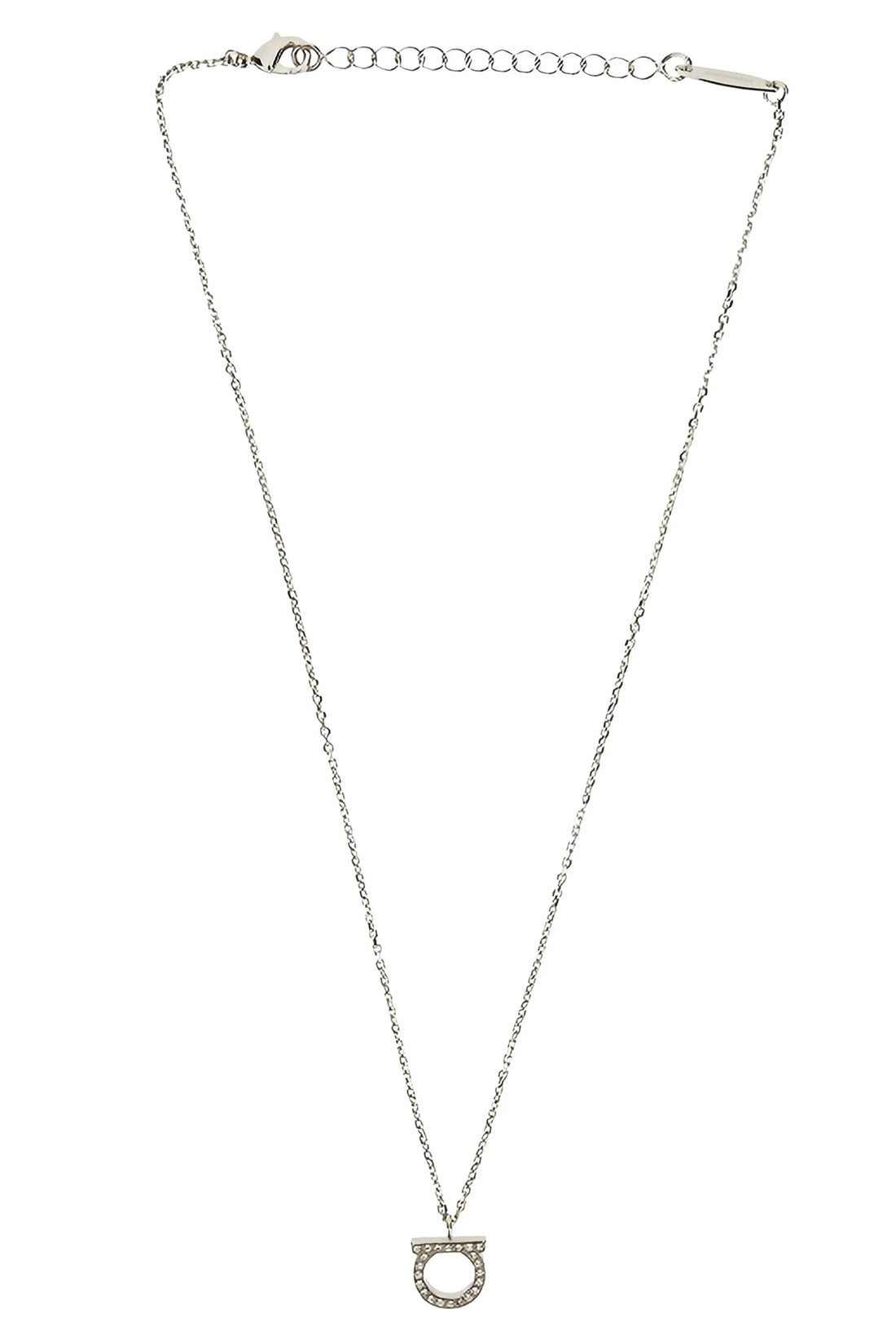 FERRAGAMO OS the ferragamo gancini strass necklace defines the aesthetics of the brand thro