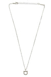 the ferragamo gancini strass necklace defines the aesthetics of the brand thro