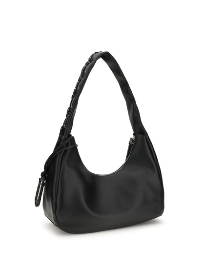 GANNI OS medium laces hobo bag