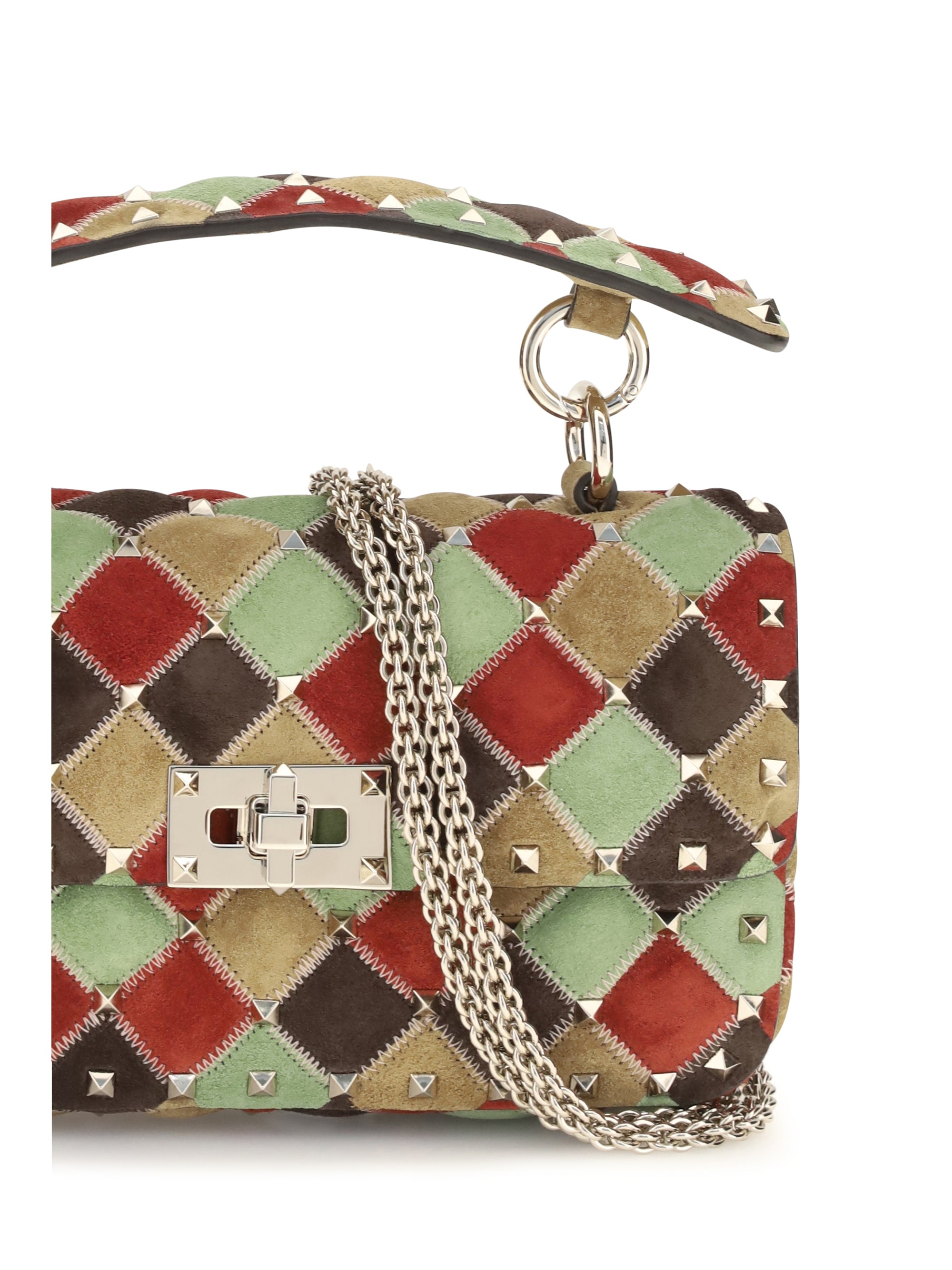 small rockstud spike shoulder bag