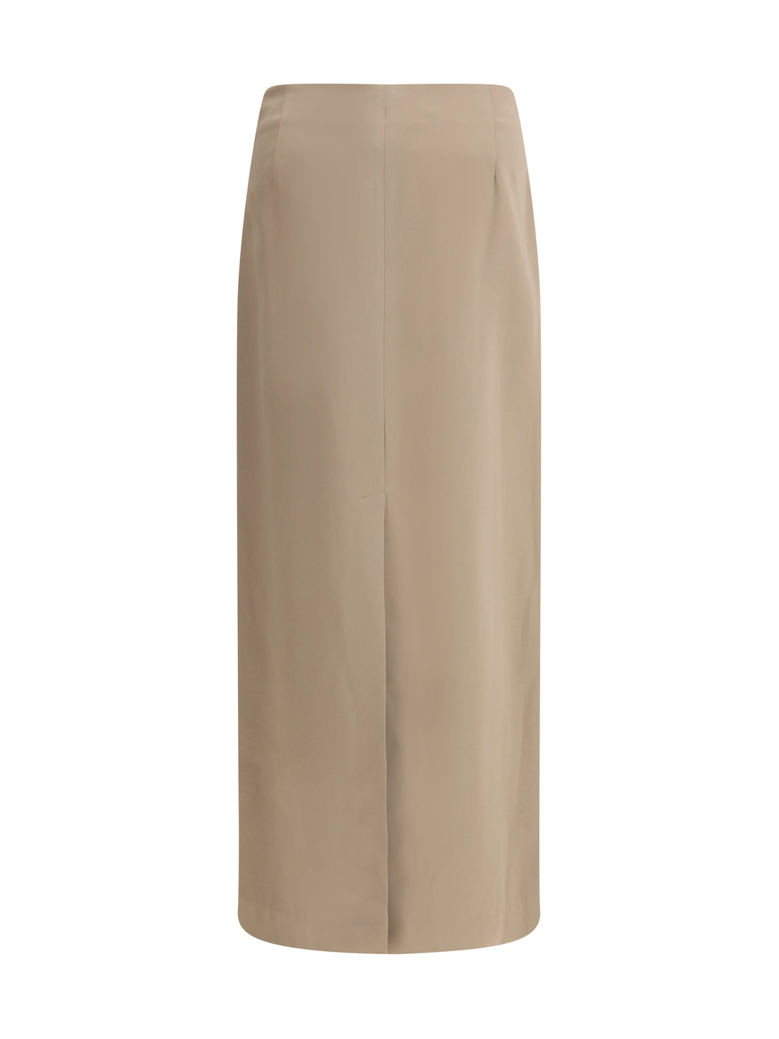 BRUNELLO CUCINELLI 44 satin midi skirt