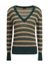 ETRO 42 striped wool sweater