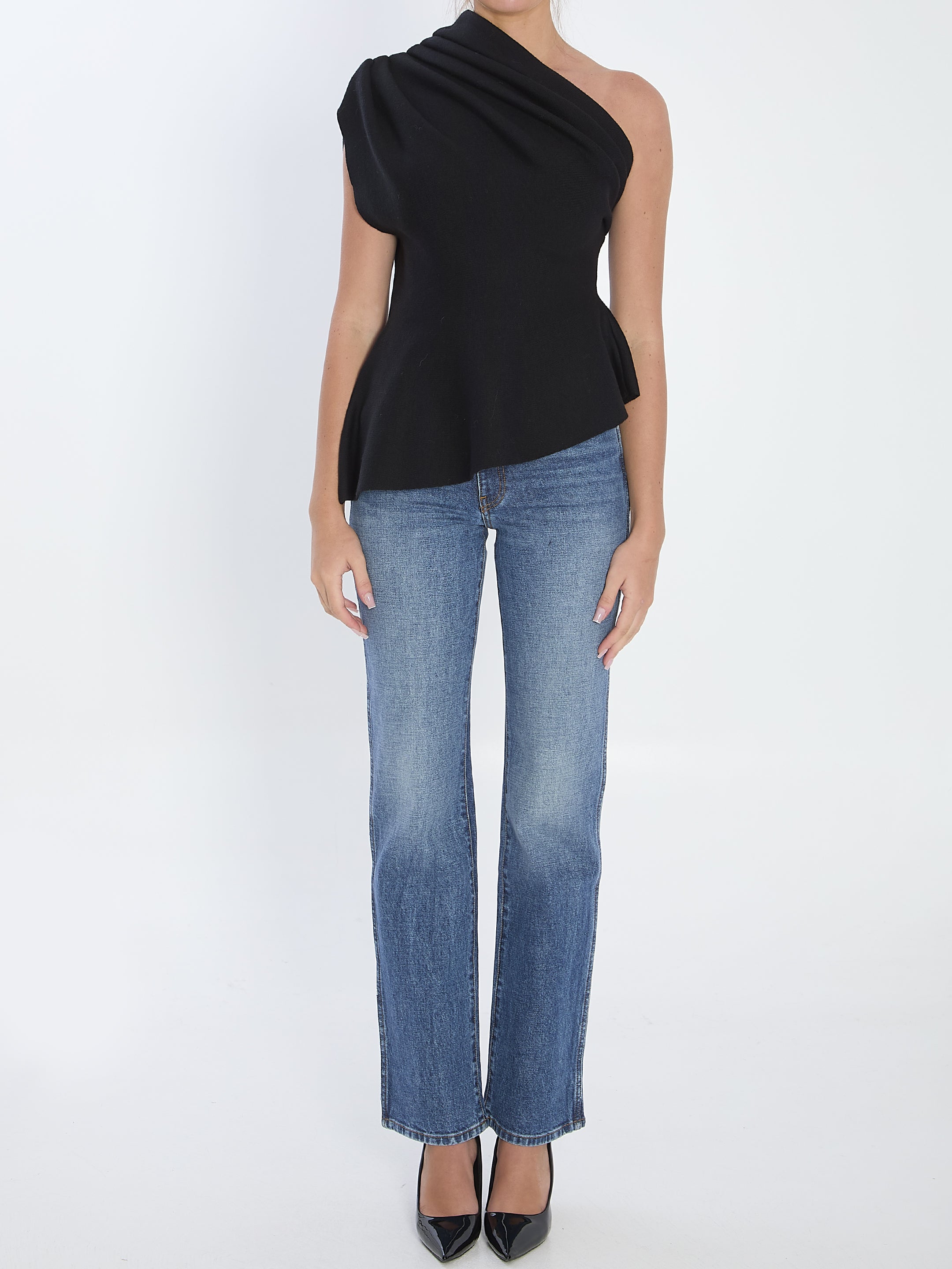 KHAITE M aimee asymmetric top 