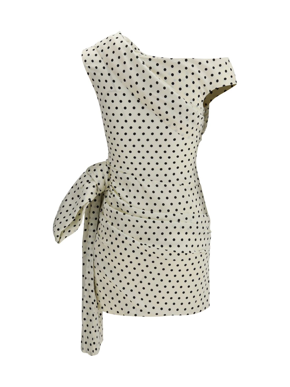 SELF-PORTRAIT 6 polka dot satin mini dress