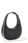small gg marmont shoulder bag in chevron matelassé leather