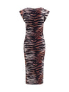tiger print dress