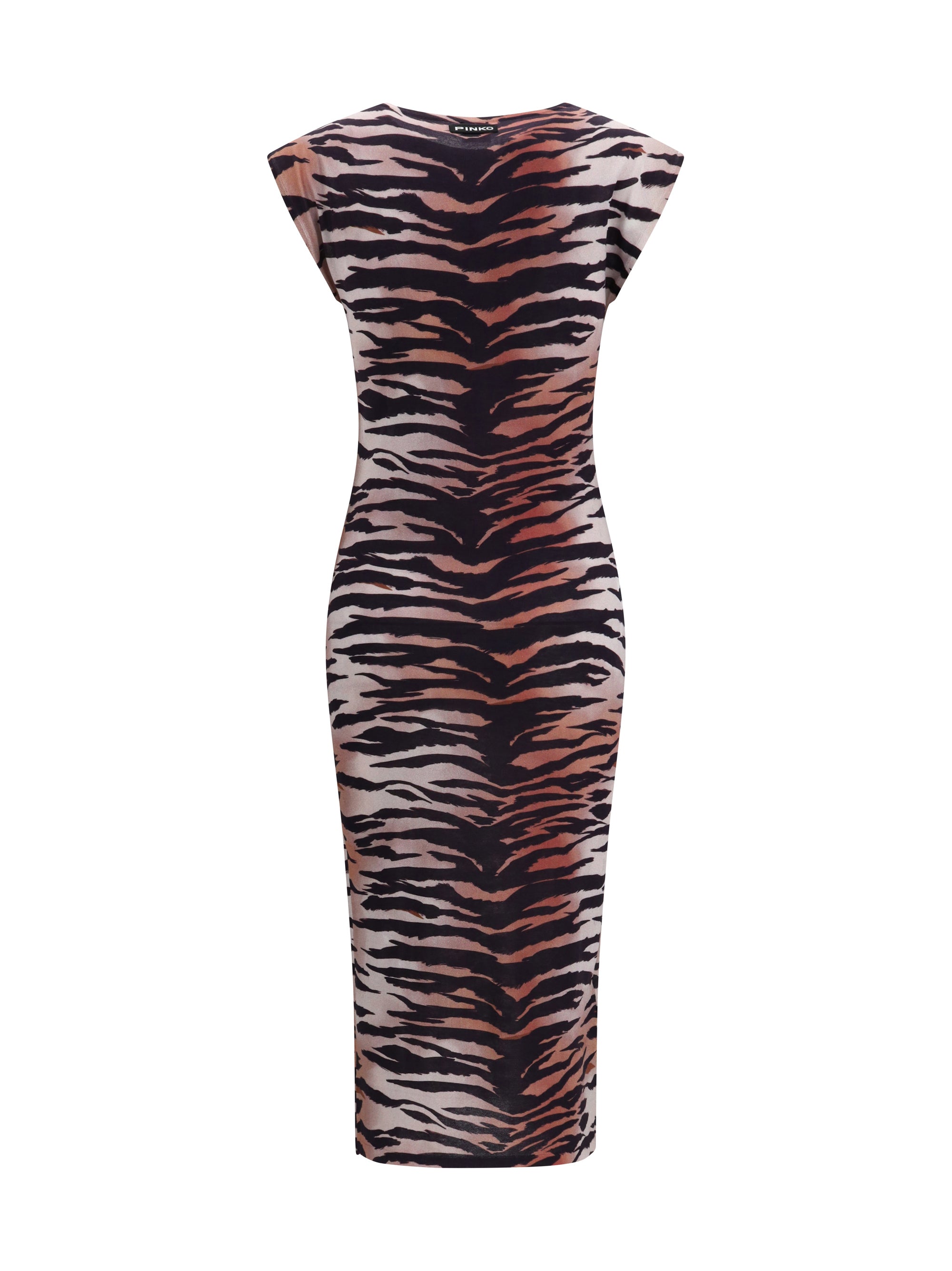 tiger print dress