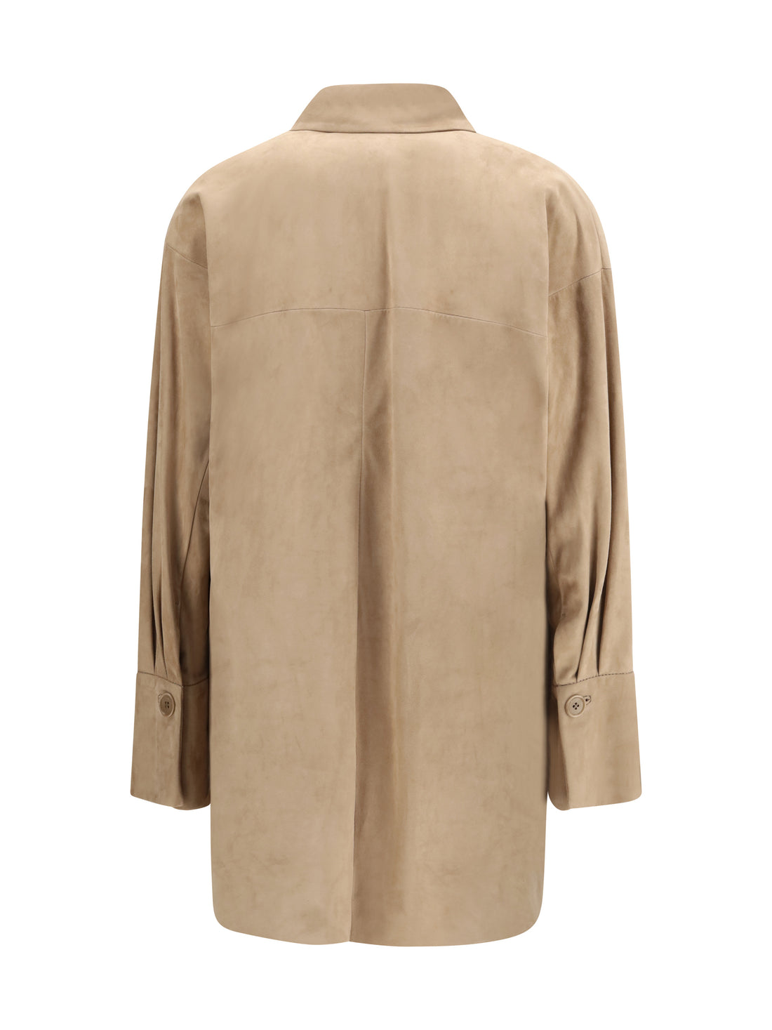 SALVATORE SANTORO 40 suede shirt 