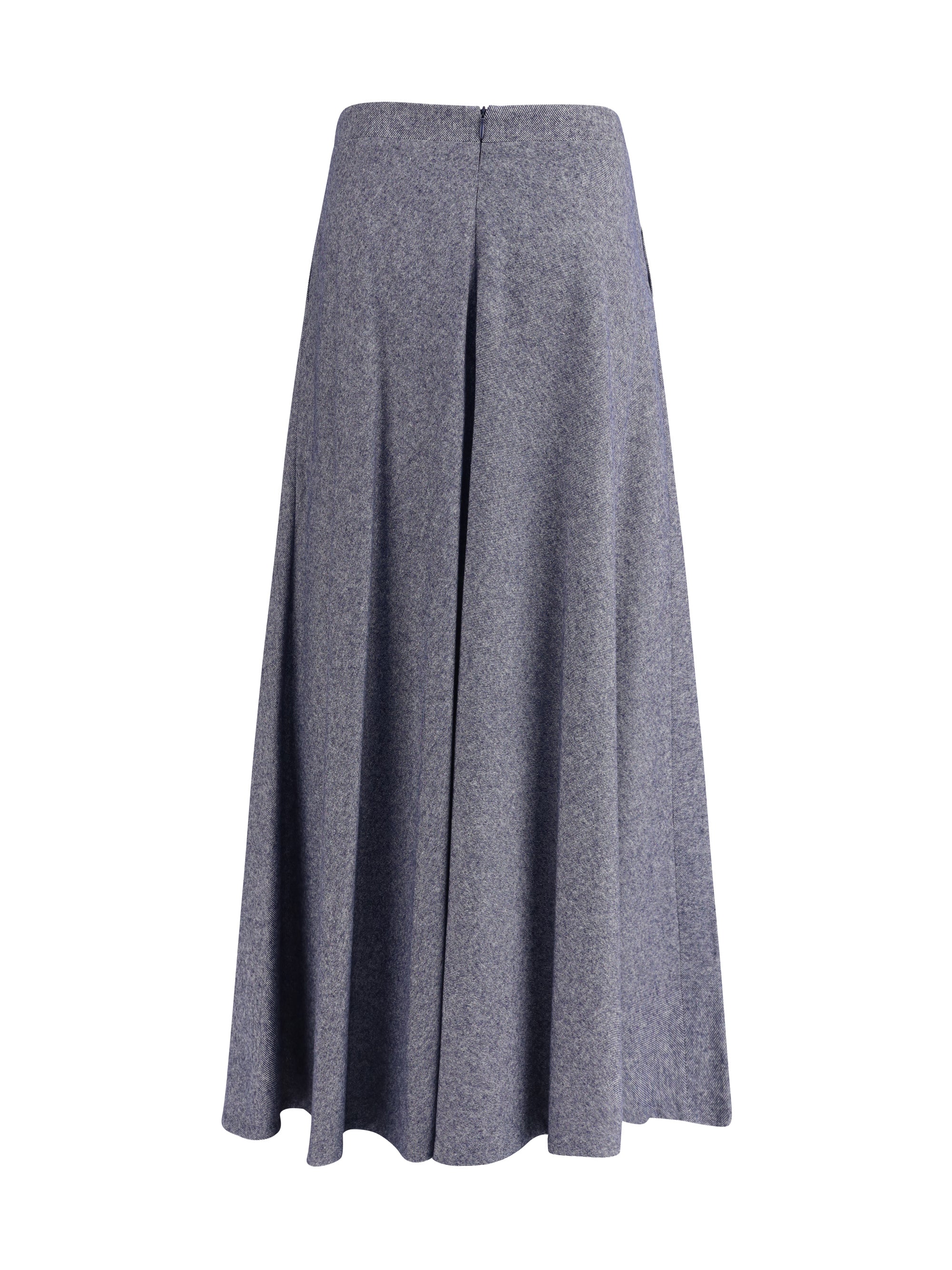 flared midi skir