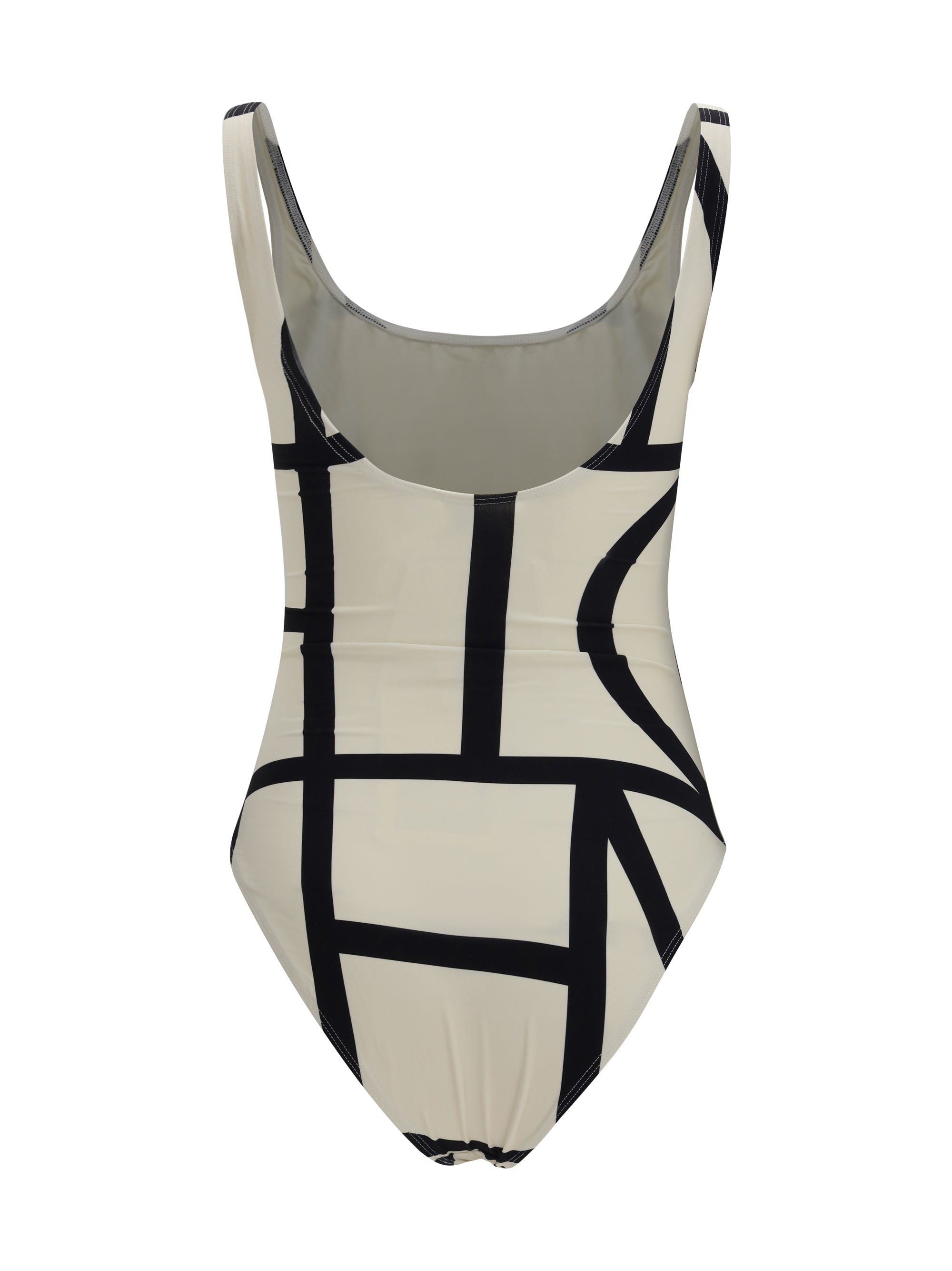 monogram one-piece swimsuit