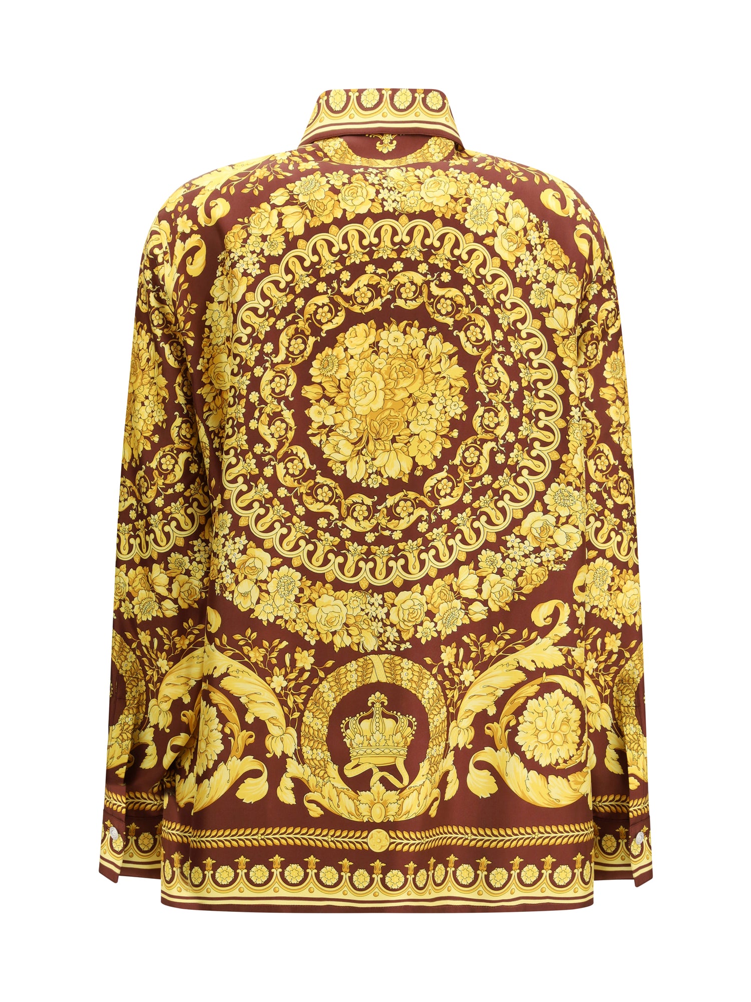 VERSACE 40 printed silk shirt 