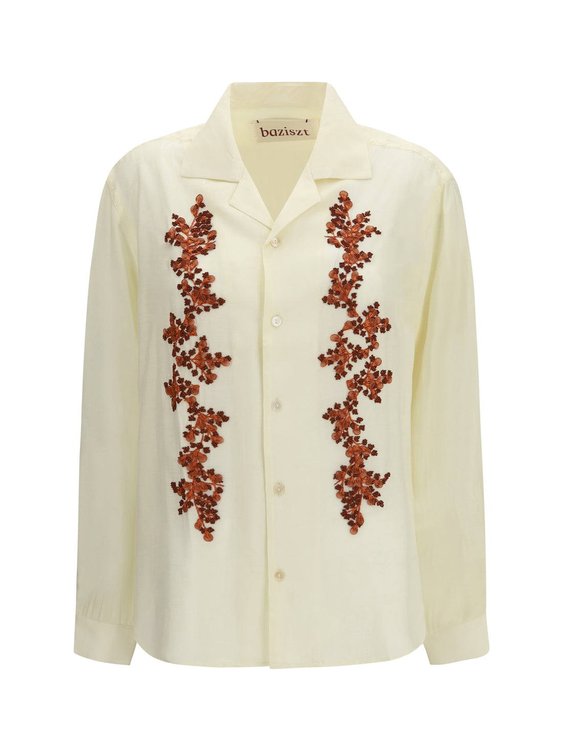 BAZISZT M floral embroidered shirt 