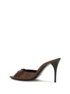 babylone smooth leather mules