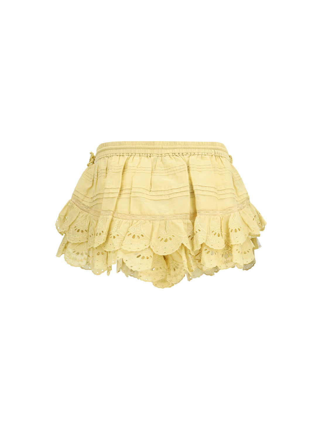 MARANT ETOILE 36 puria shorts with ruffles