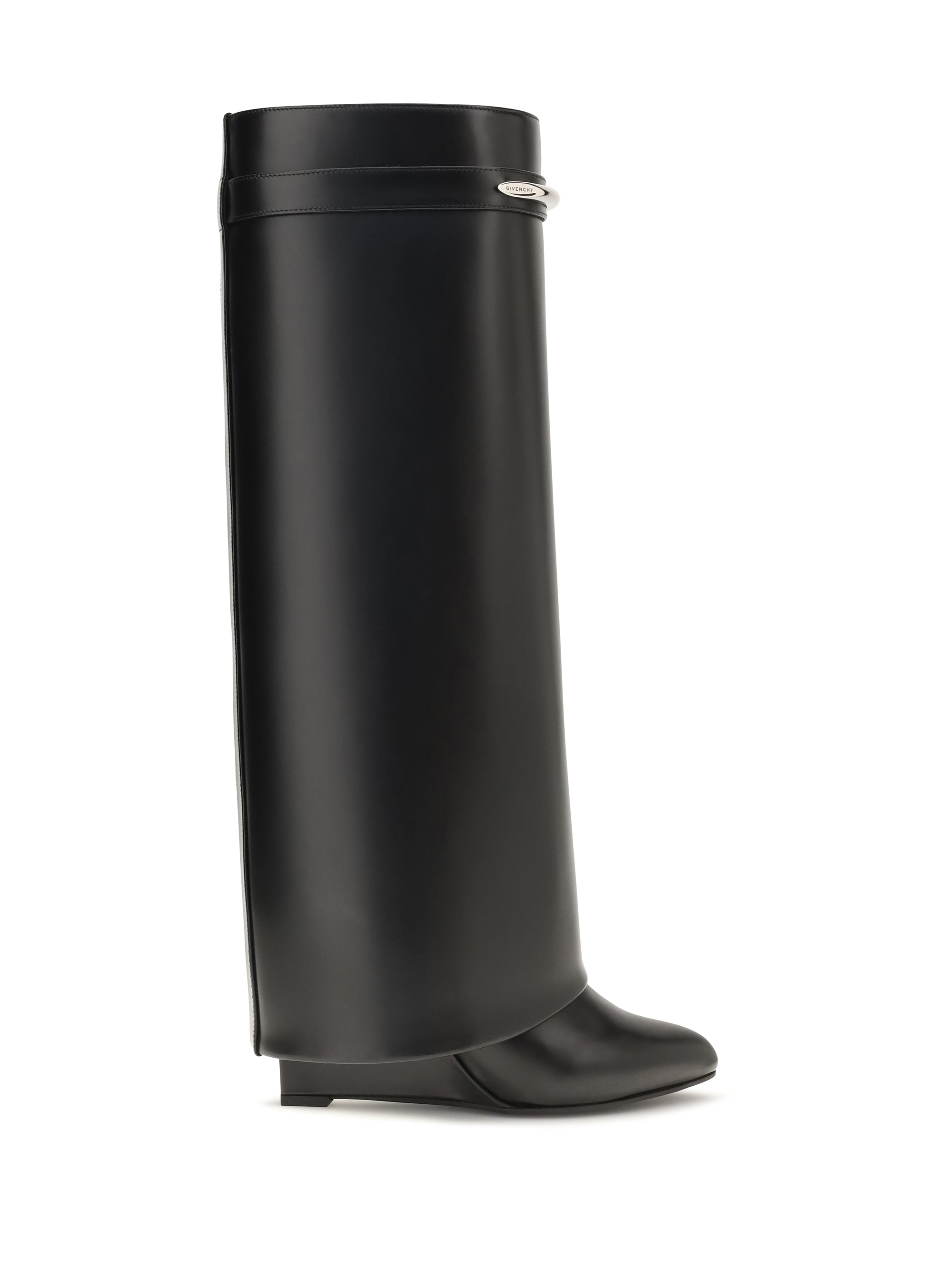 leather shark boots