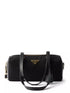 Prada Re-nylon And Leather Medium Top-handle Bag With Padlock