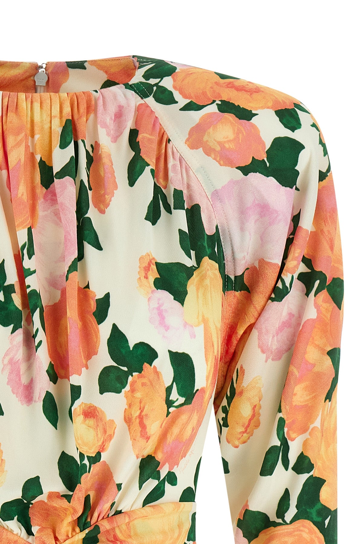 viscose crêpe mini dress