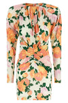 viscose crêpe mini dress