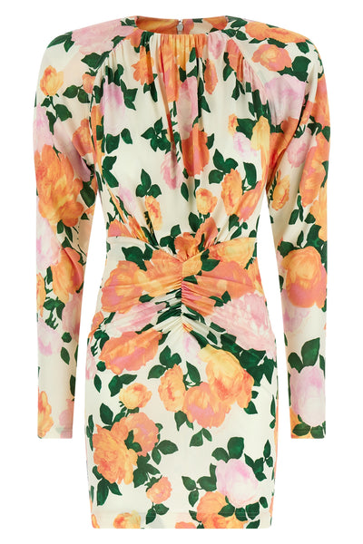 viscose crêpe mini dress