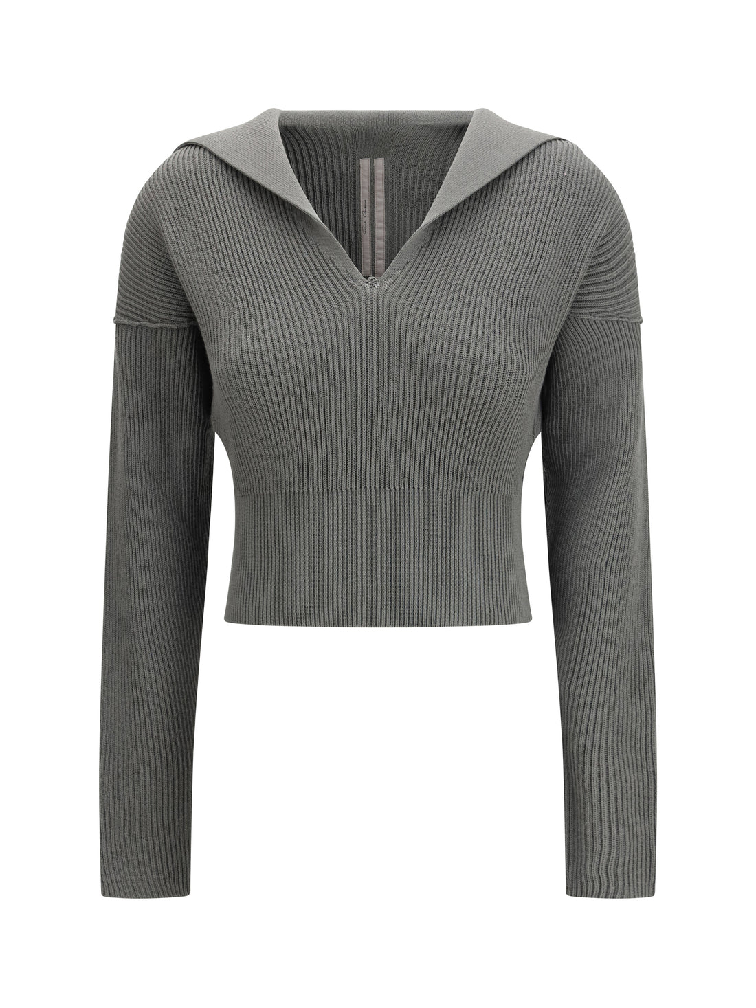 RICK OWENS L euca virgin wool sweater with v neck