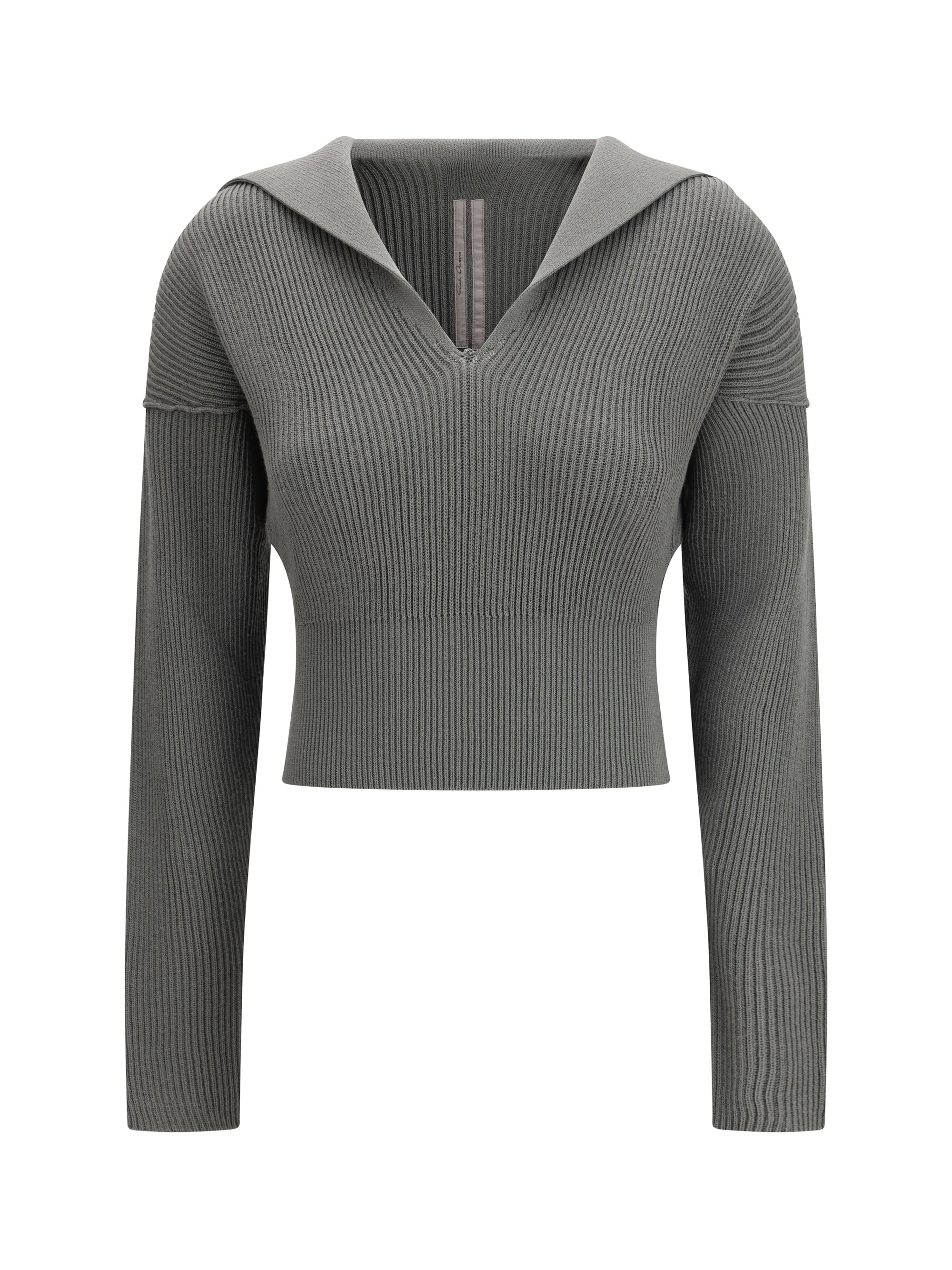 euca virgin wool sweater with v neck