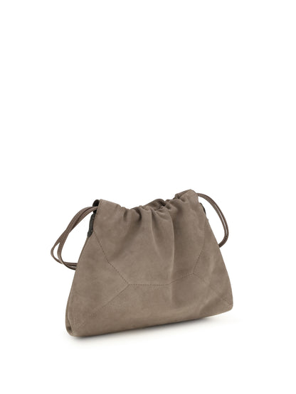 BRUNELLO CUCINELLI OS suede pouch bag 