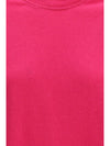 cropped t-shirt with round neckline