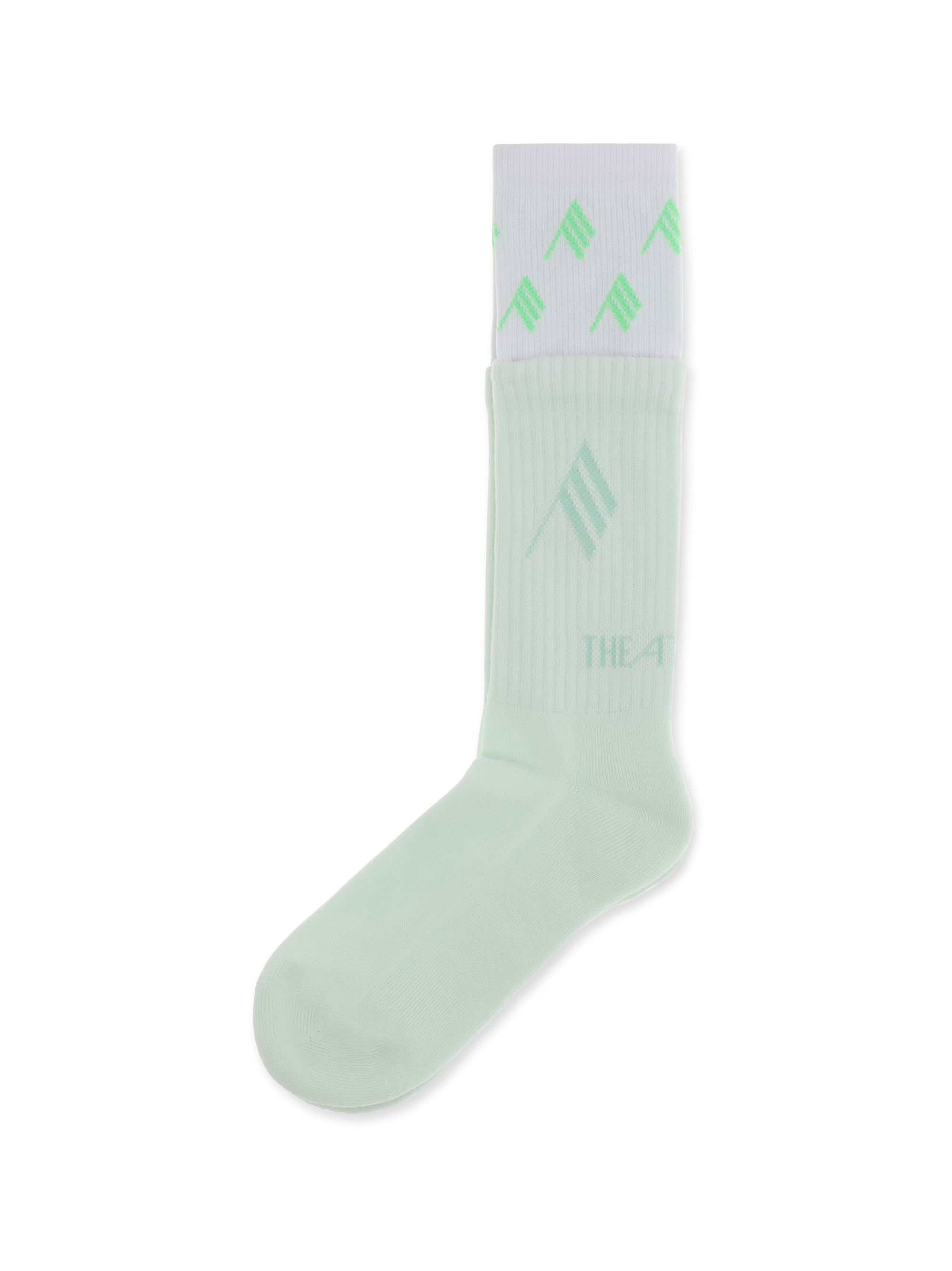 THE ATTICO L-XL logo cotton socks